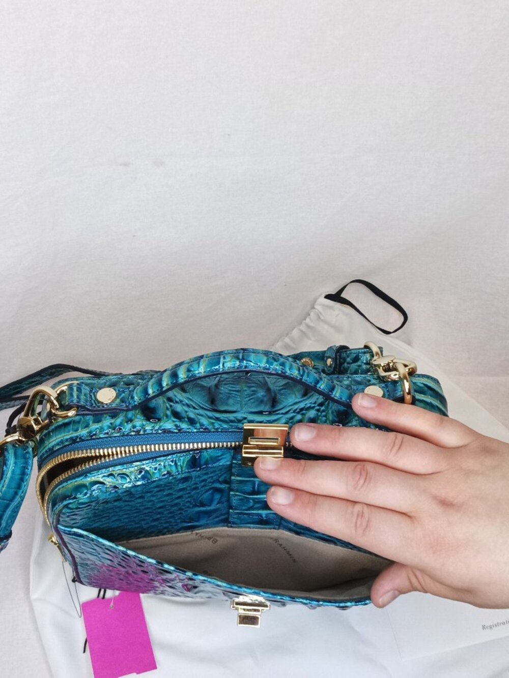 Brahmin Evie Lagoon Melbourne Bag - Picture 6 of 7